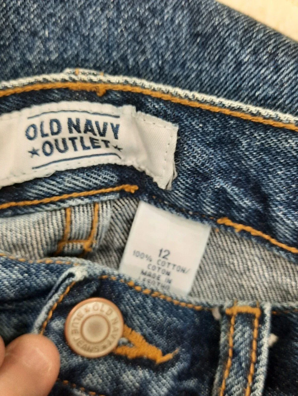 Old Navy Boys Dark Blue Relaxed Jeans Nwot
